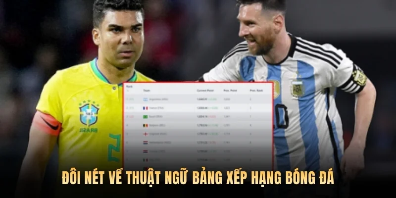 Đôi nét về thuật ngữ bảng xếp hạng bóng đá.