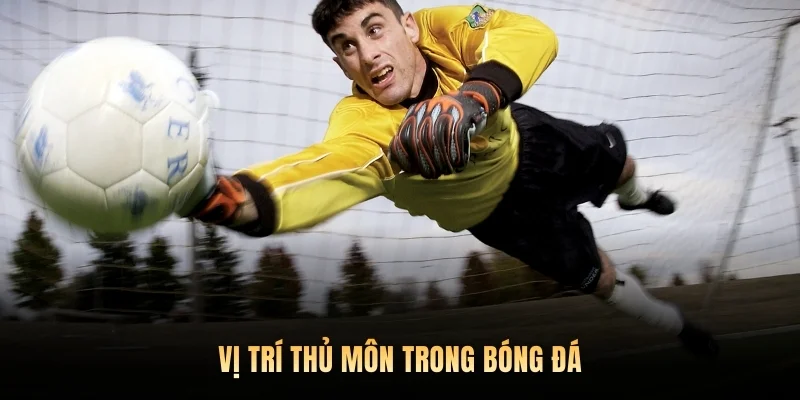 Thủ môn là 1 trong 3 vị trí trong bóng đá cực kỳ quan trọng