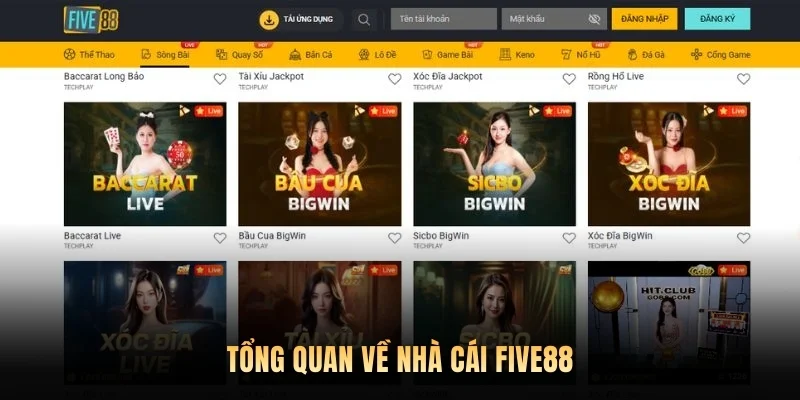 Tổng quan về nhà cái Five88