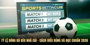 Tỷ Lệ Bóng Đá Kèo Nhà Cái - Cách Hiểu Đúng Và Đọc Chuẩn 2026